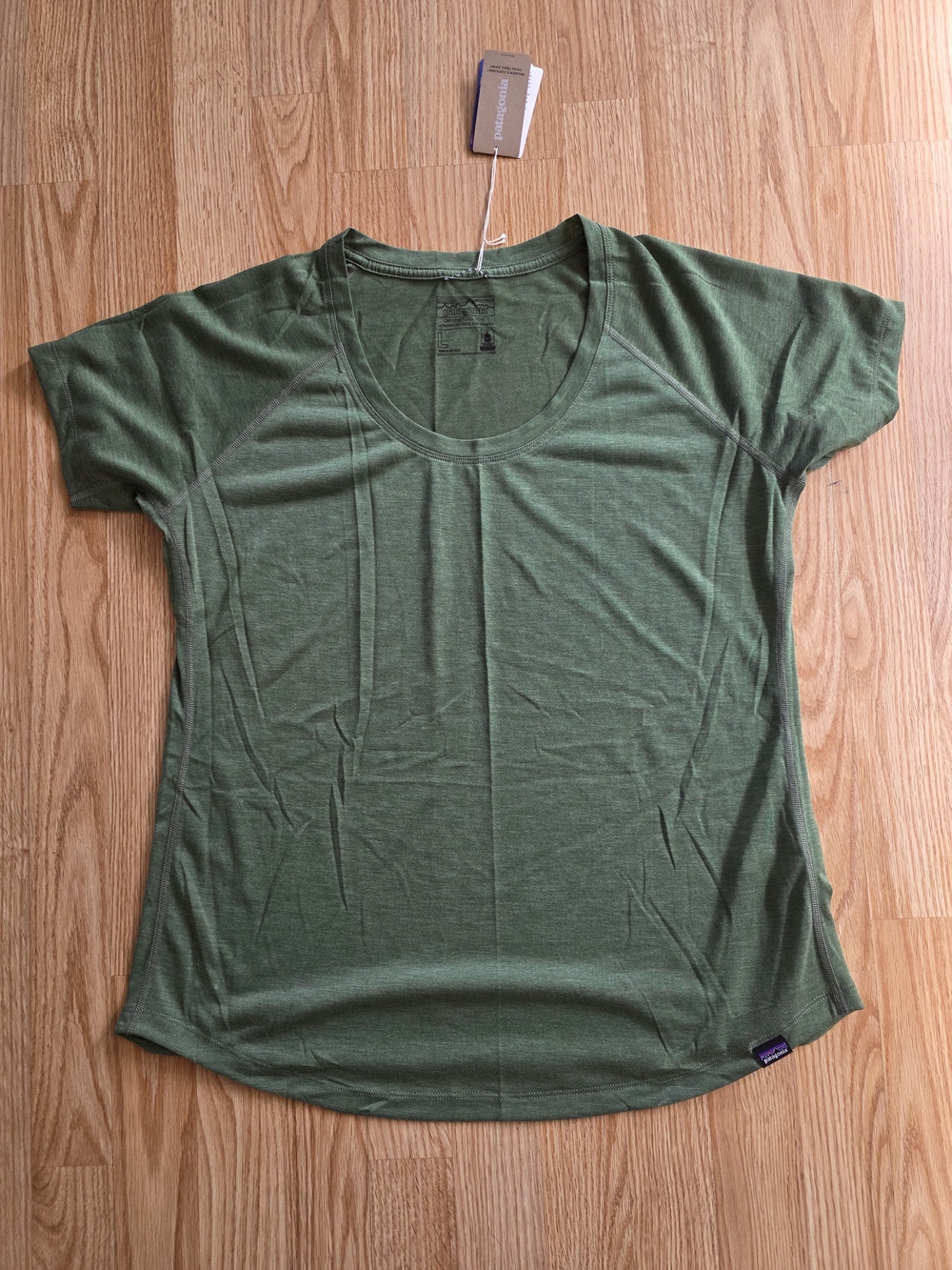Patagonia Capliene Cool Shirt Large Camp Green